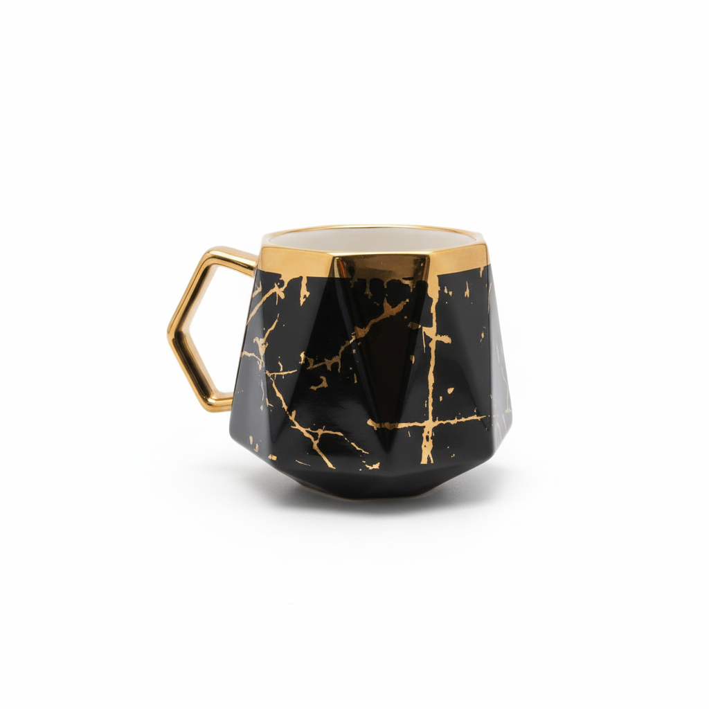 Mug Marble Gold